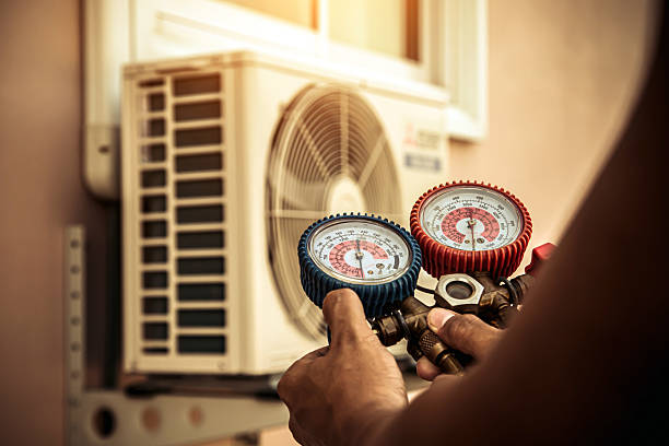 Professional Heat Pump Repair technician working in Fraser, CO